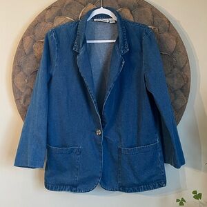 Lisa Josephs Vintage Denim Blazer